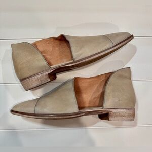 Free People Grey Royale Flats in Size 39/9